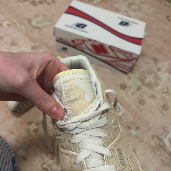 Limited Edition New Balance 550 x Aime Leon Dore Low suede Taupe Beige​ - Picture 6 of 8